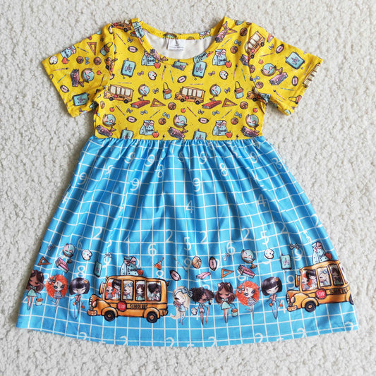 Back to school dress D3-19