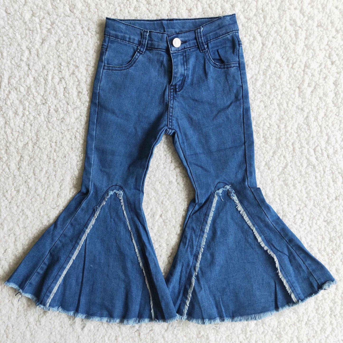 Girls pumpkin short sleeve top jeans pants outfit A15-13+ D6-29