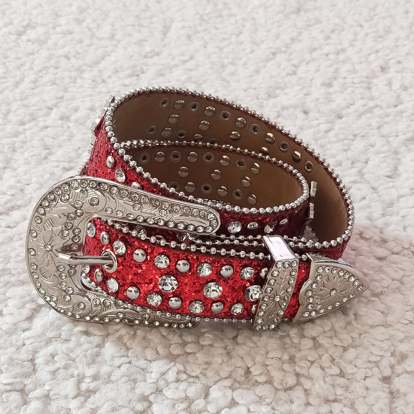 Girls RED belt for pants 31.5inches GB0007
