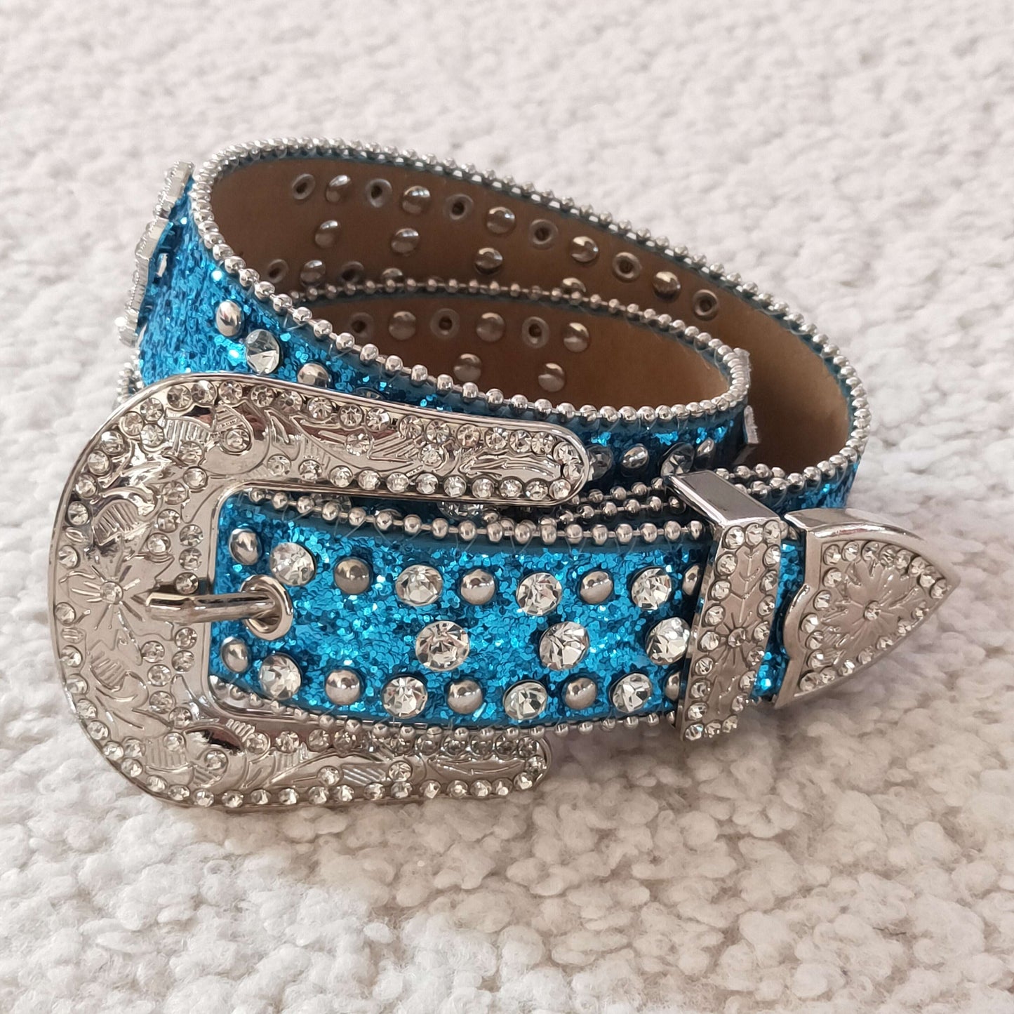 Girls BLUE belt for pants 31.5inches GB0008
