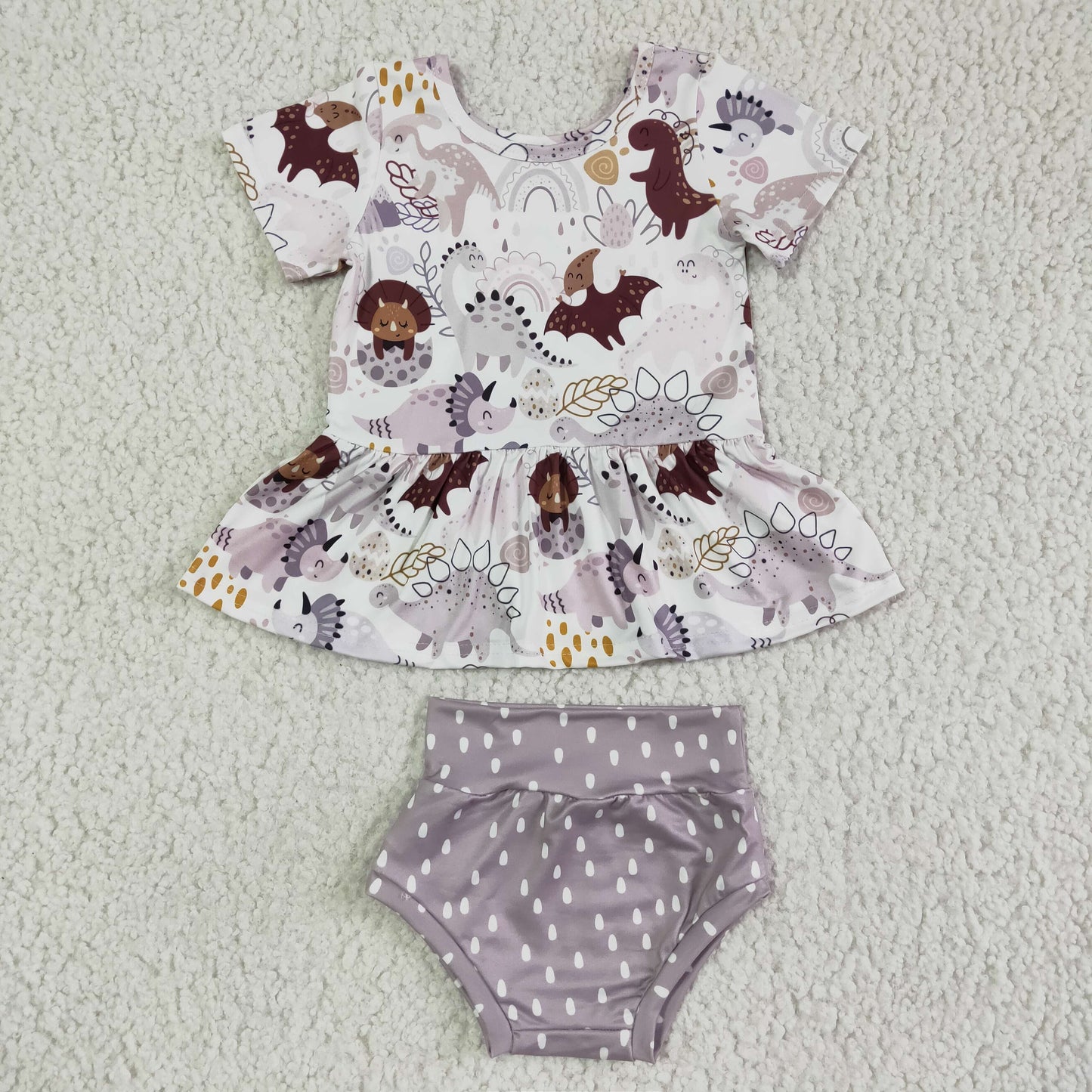 (Promotion) Dino Short sleeve shirt bummie outfits GBO0031
