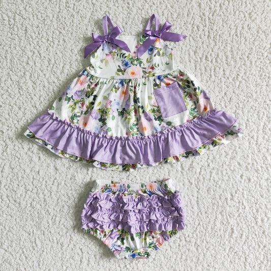 Baby girls bummie outfits  GBO0038