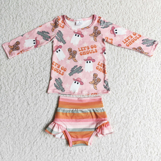 (Promotion)Girls bummie Halloween outfits   GBO0053