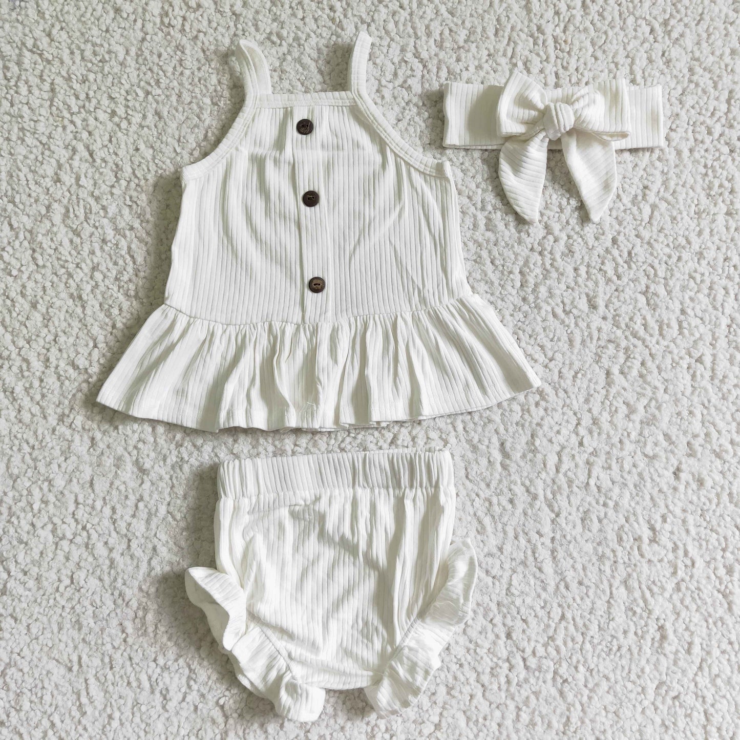 Girls summer cotton bummie outfits GBO0055