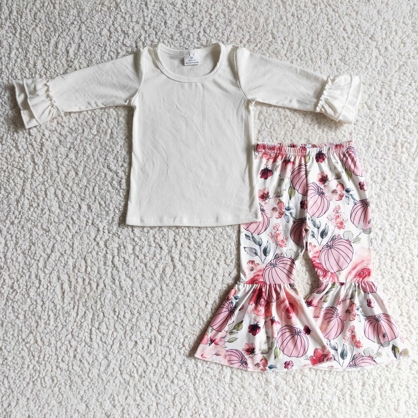 Girls pink punpkin outfits GLP0264
