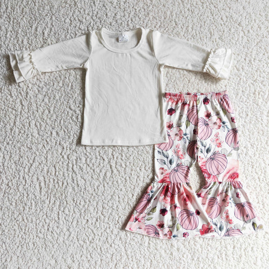Girls pink punpkin outfits  GLP0264