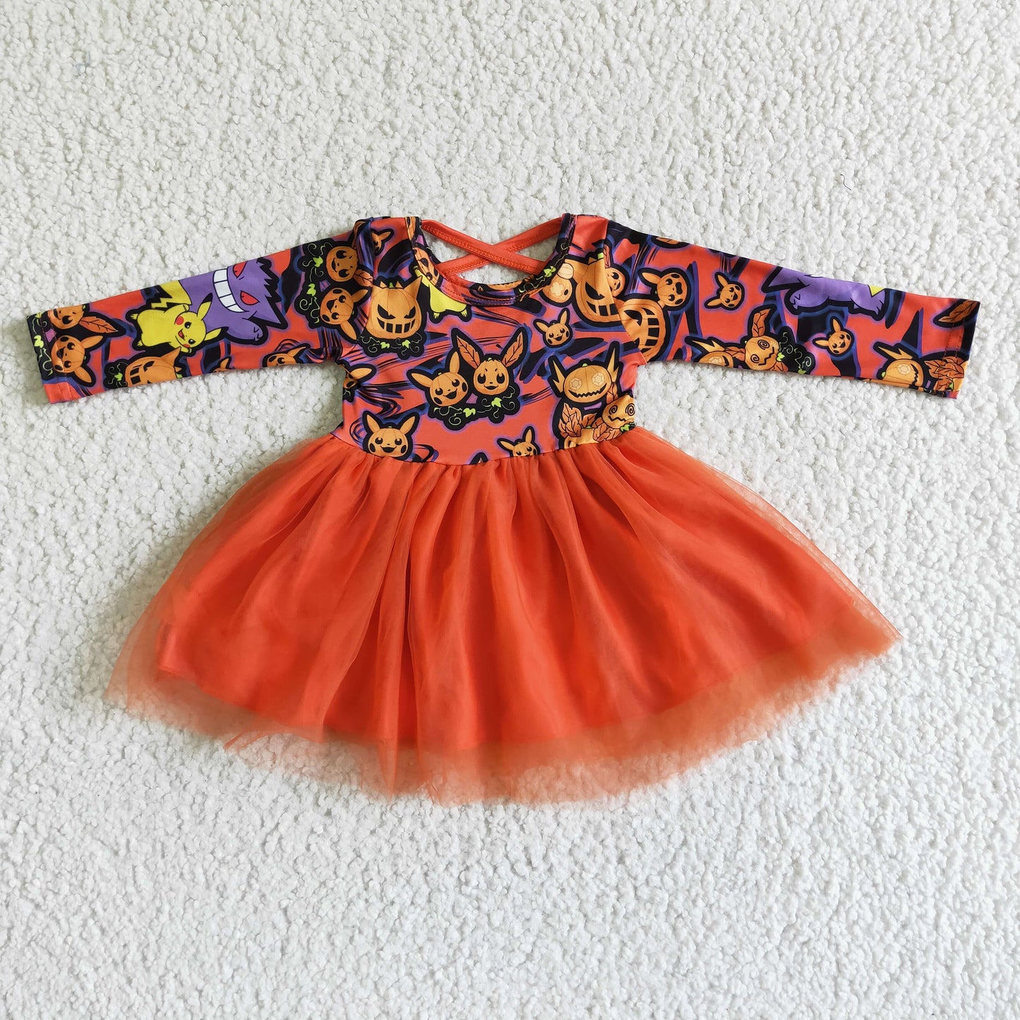 (Promotion)Girls Halloween tutu dress   GLD0010