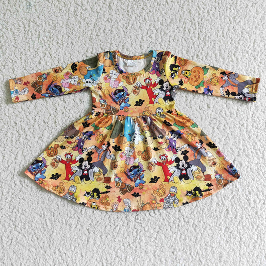 (Promotion)Girls Hallowmas dress    GLD0015