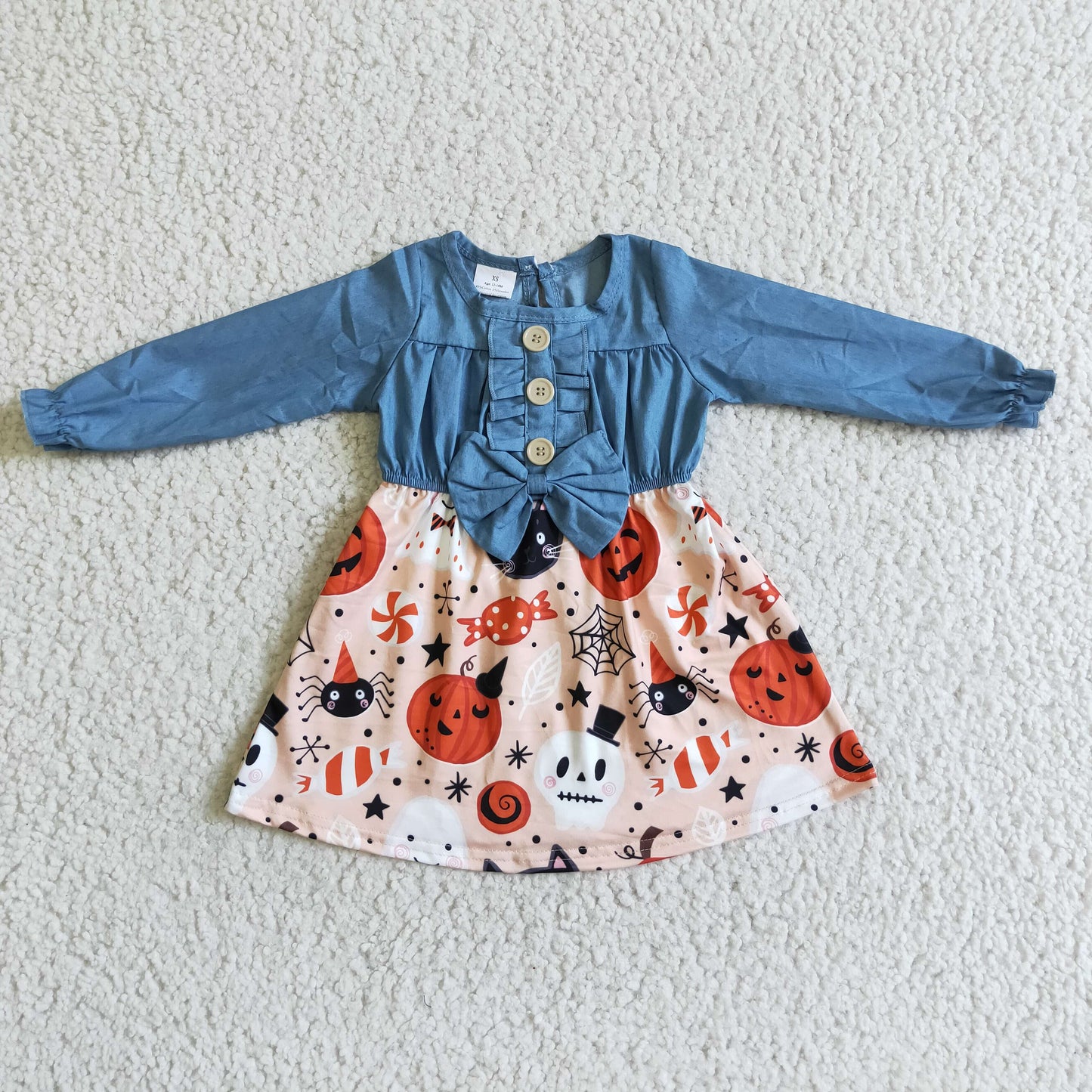 Girls Hallowmas dress GLD0039