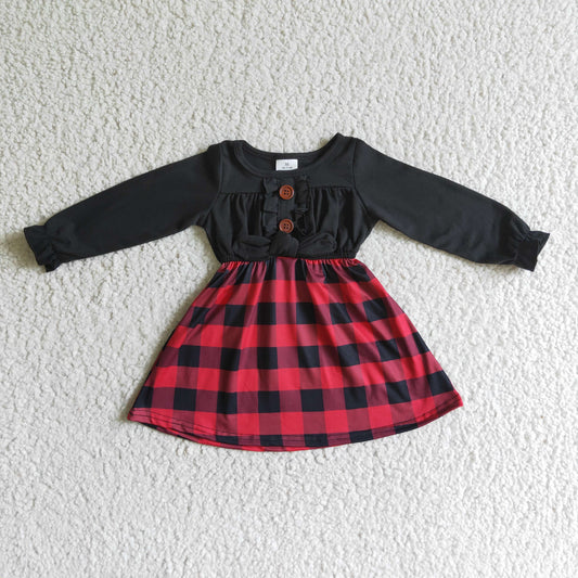 (Promotion)Long sleeve Christmas dress   GLD0072