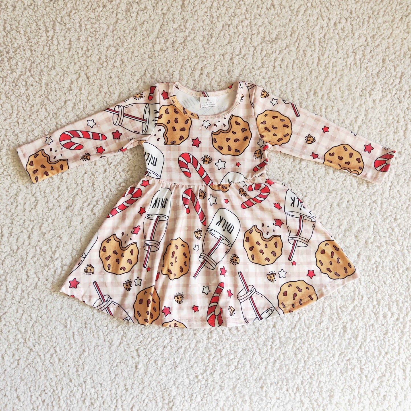 (Promotion)Girls Christmas dress GLD0114