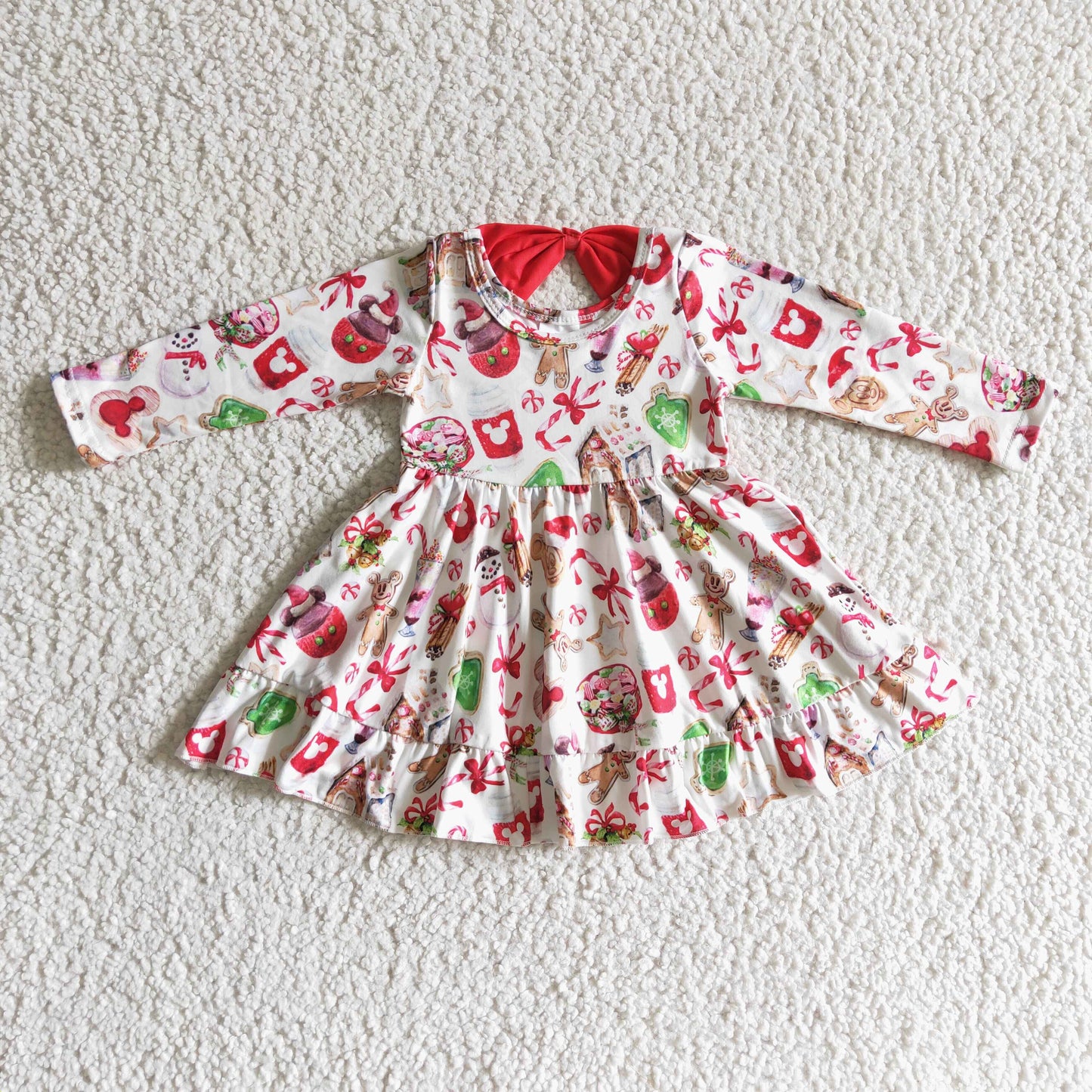 (Promotion)Girls Christmas dress GLD0140
