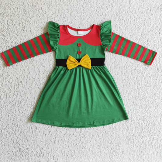 (Promotion)Girls Christmas dress   GLD0143