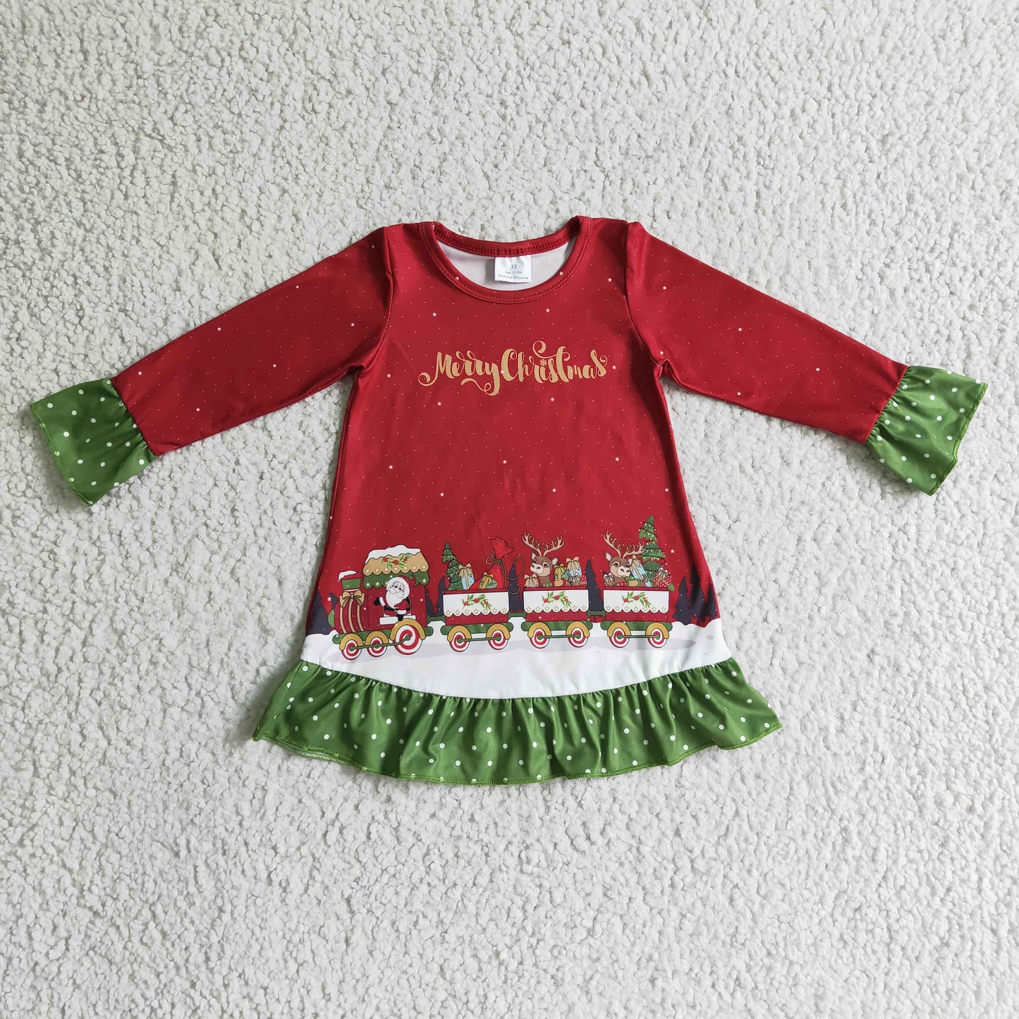 Girls Christmas dress GLD0147