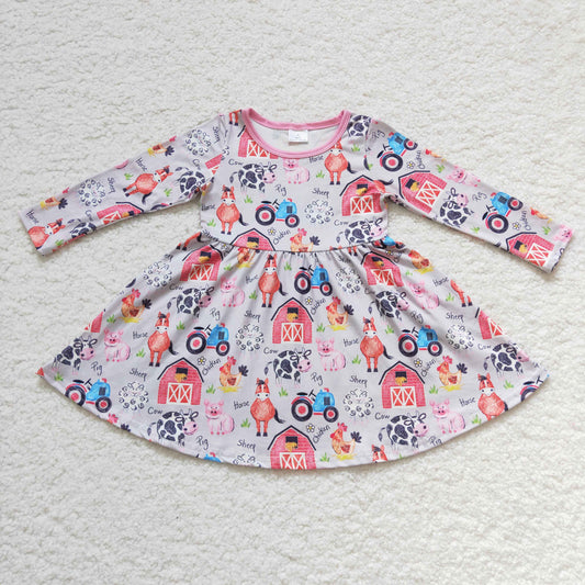 (Promotion)Girls farm design dress     GLD0151