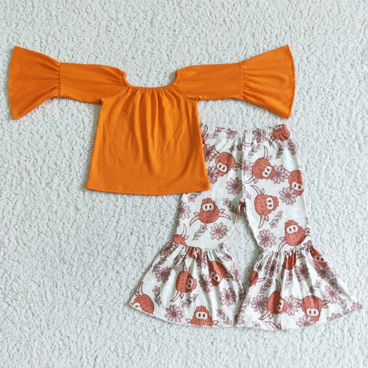 (Promotion)Girls Long sleeve fall outfits   GLP0009