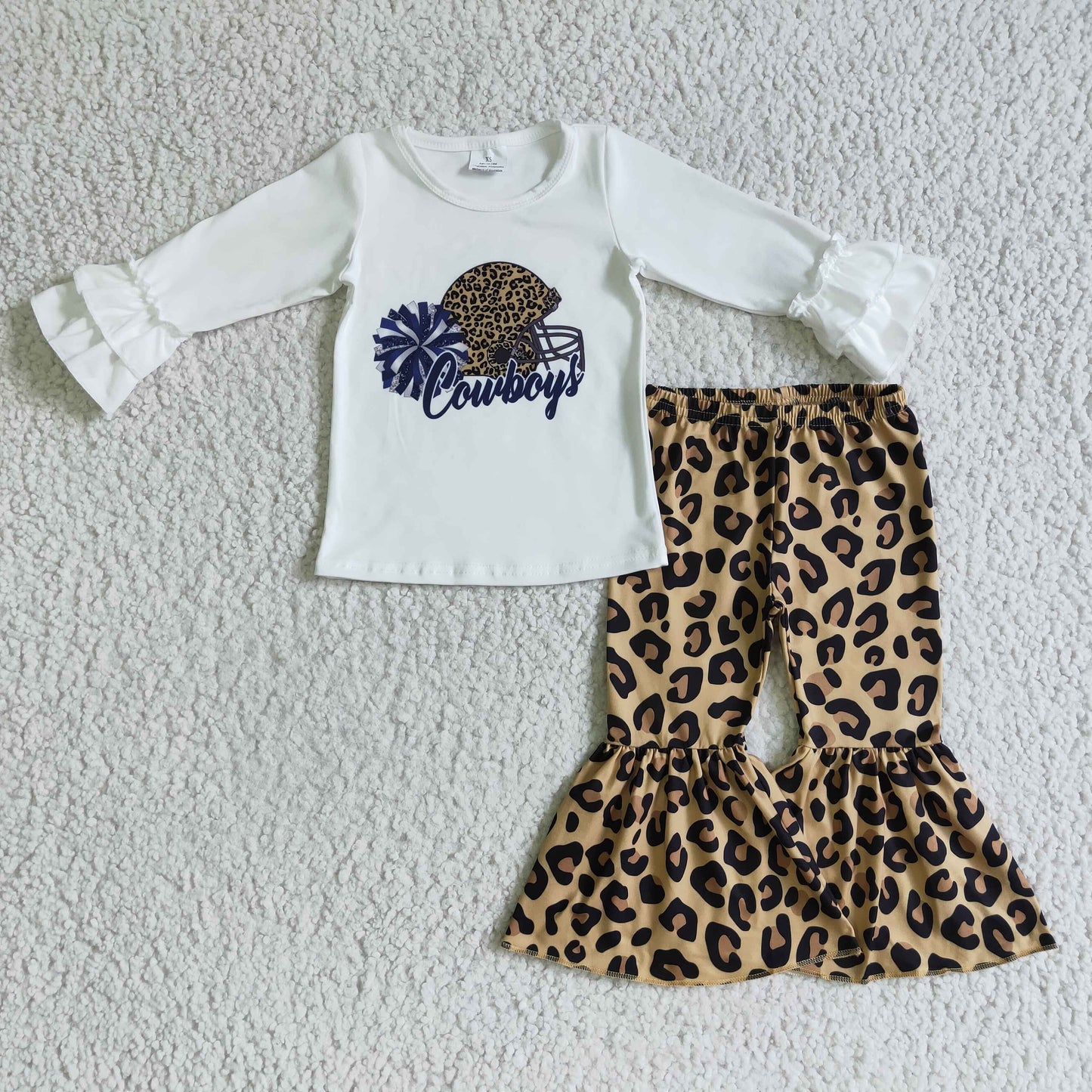 (Promotion)Girls football team leopard print outfits    GLP0316