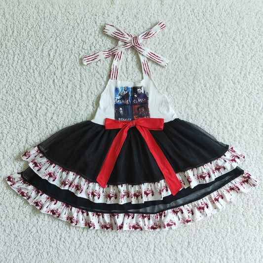(Promotion)Girls Halloween tutu twirl dress   GSD0136