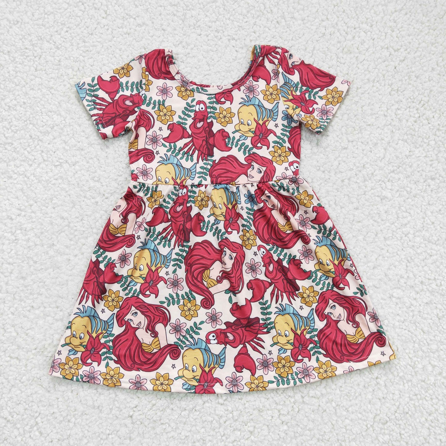 Girls Cartoon print dress GSD0174