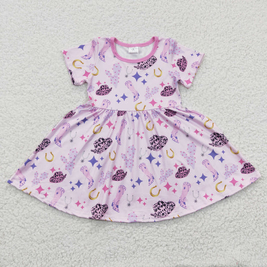 (Promotion)Girls western design dress GSD0194
