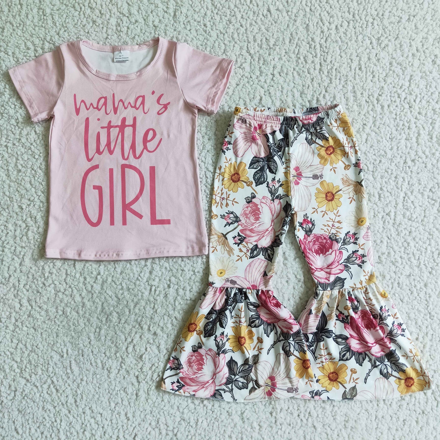 Short sleeve bell bottom pants outfits GSPO0153