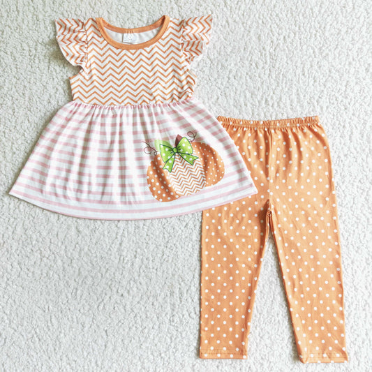 Girls fall pumpkin Outfits   GSPO0172