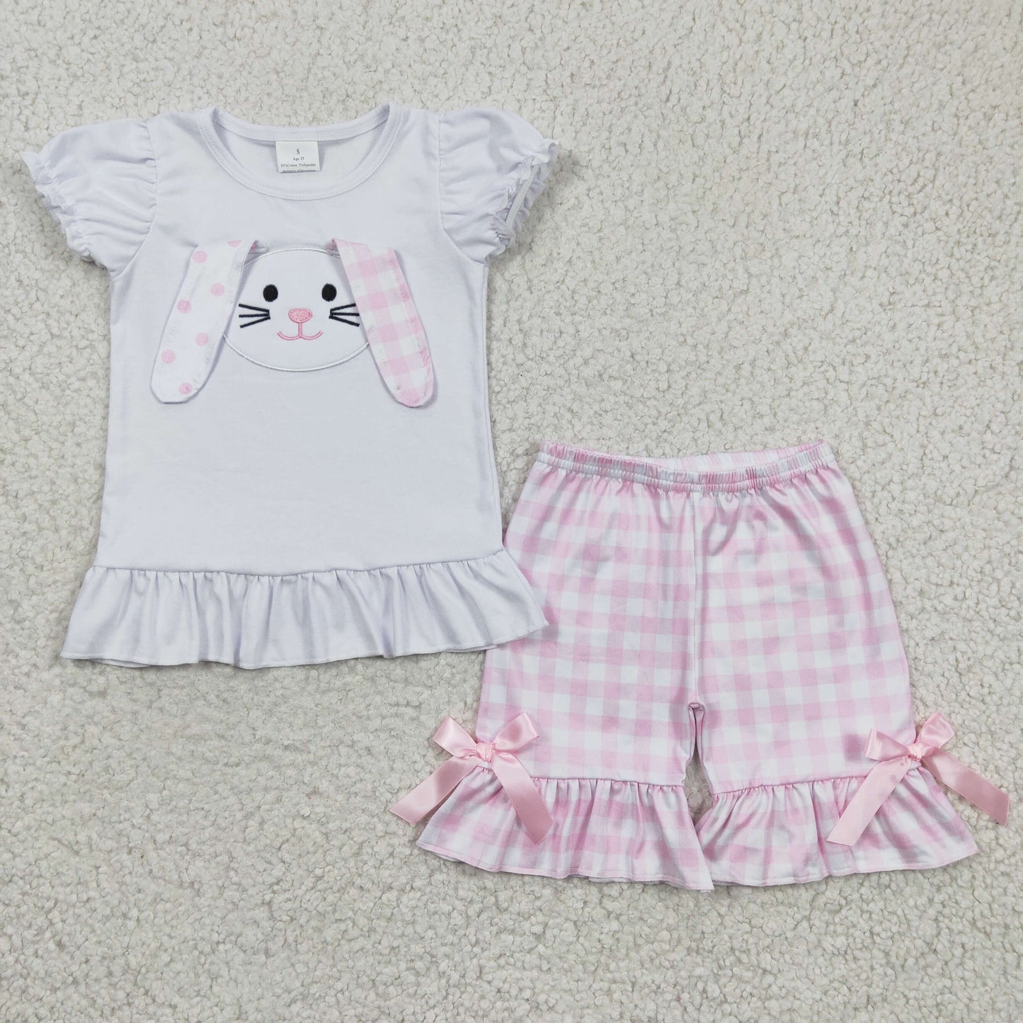 Girls bunny print outfit GSSO0128