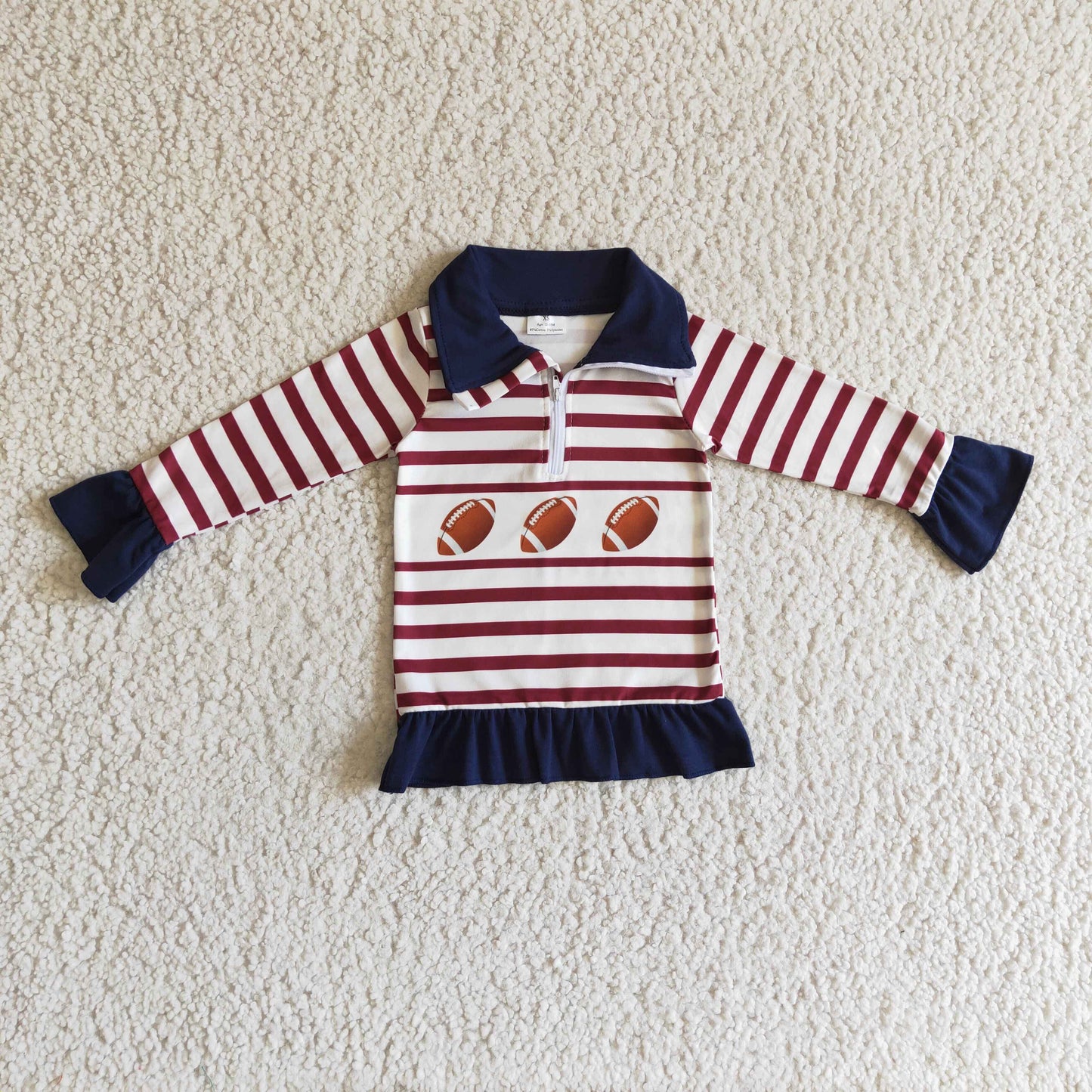 Girls football pullover top GT0053