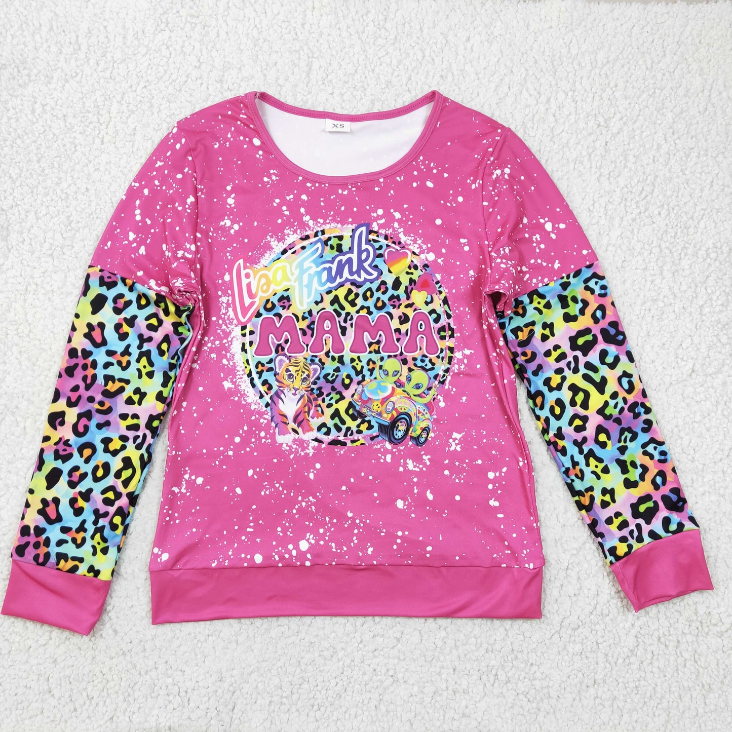 Mom and Me adult long sleeve cartoon print top GT0092