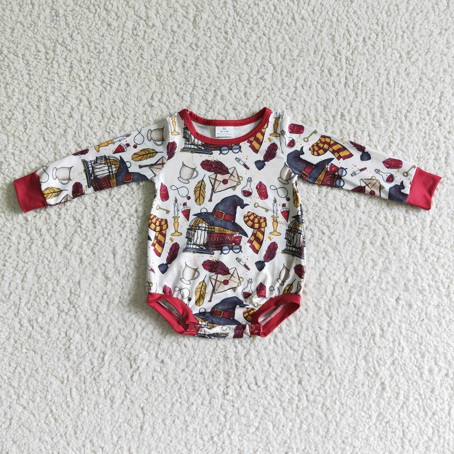 Girls long sleeve romper LR0022