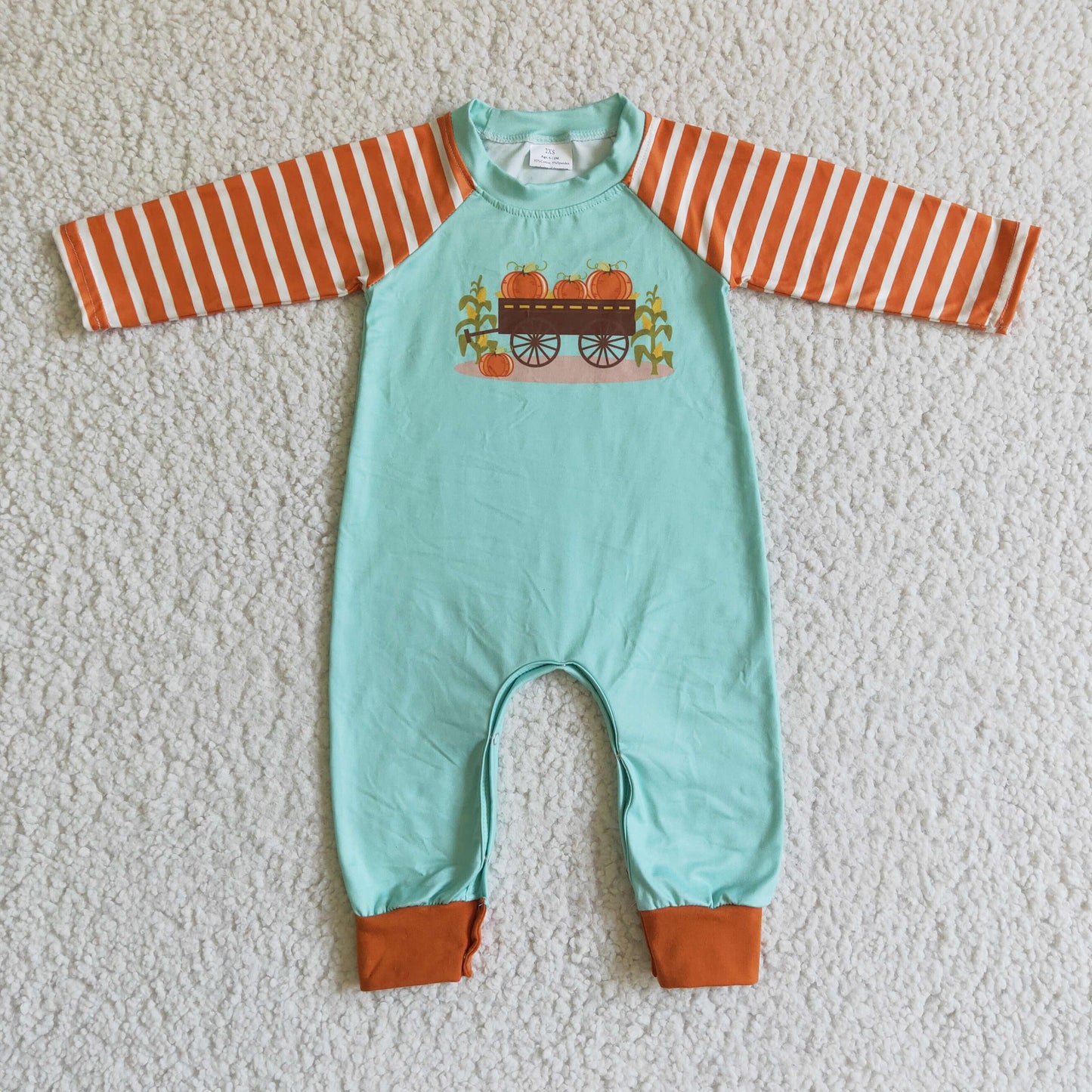 (Promotion)Boys fall pumpkin romper LR0046