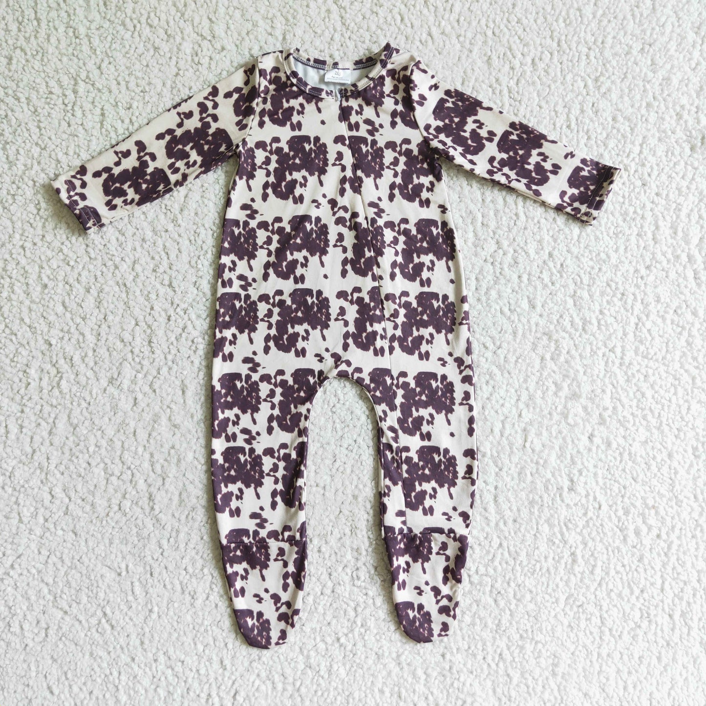 (Promotion)Baby fall FOOTED romper LR0068