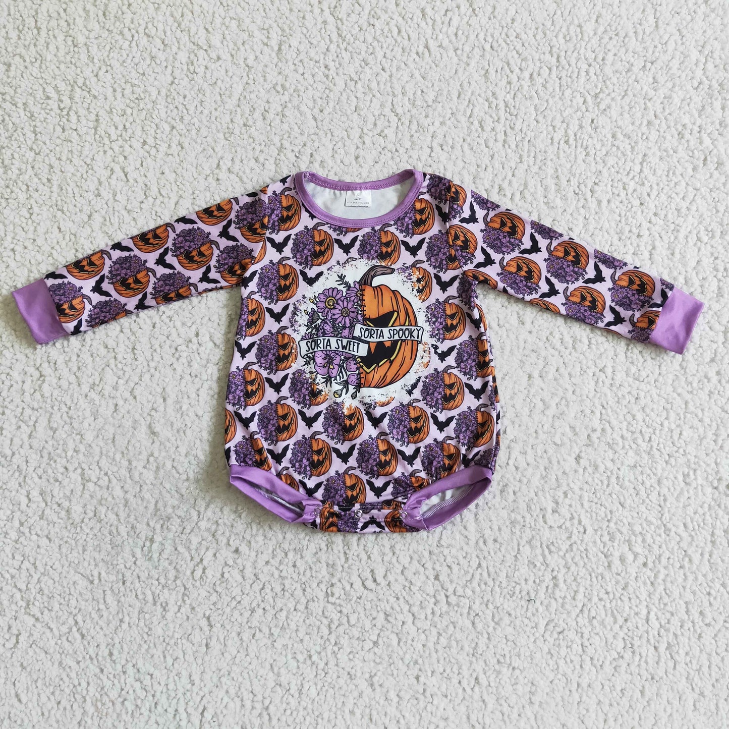 Baby Girls long sleeve romper LR0079
