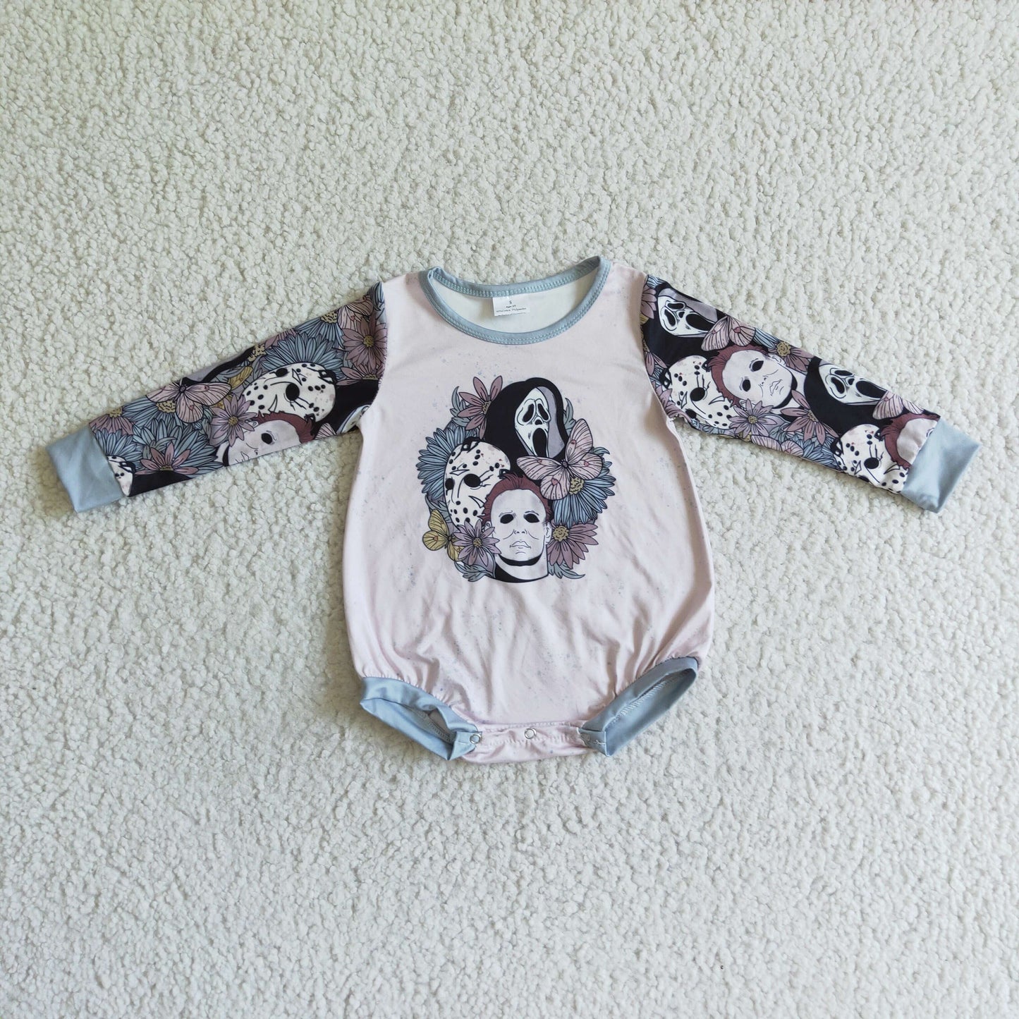 Baby Girls long sleeve Halloween romper LR0082
