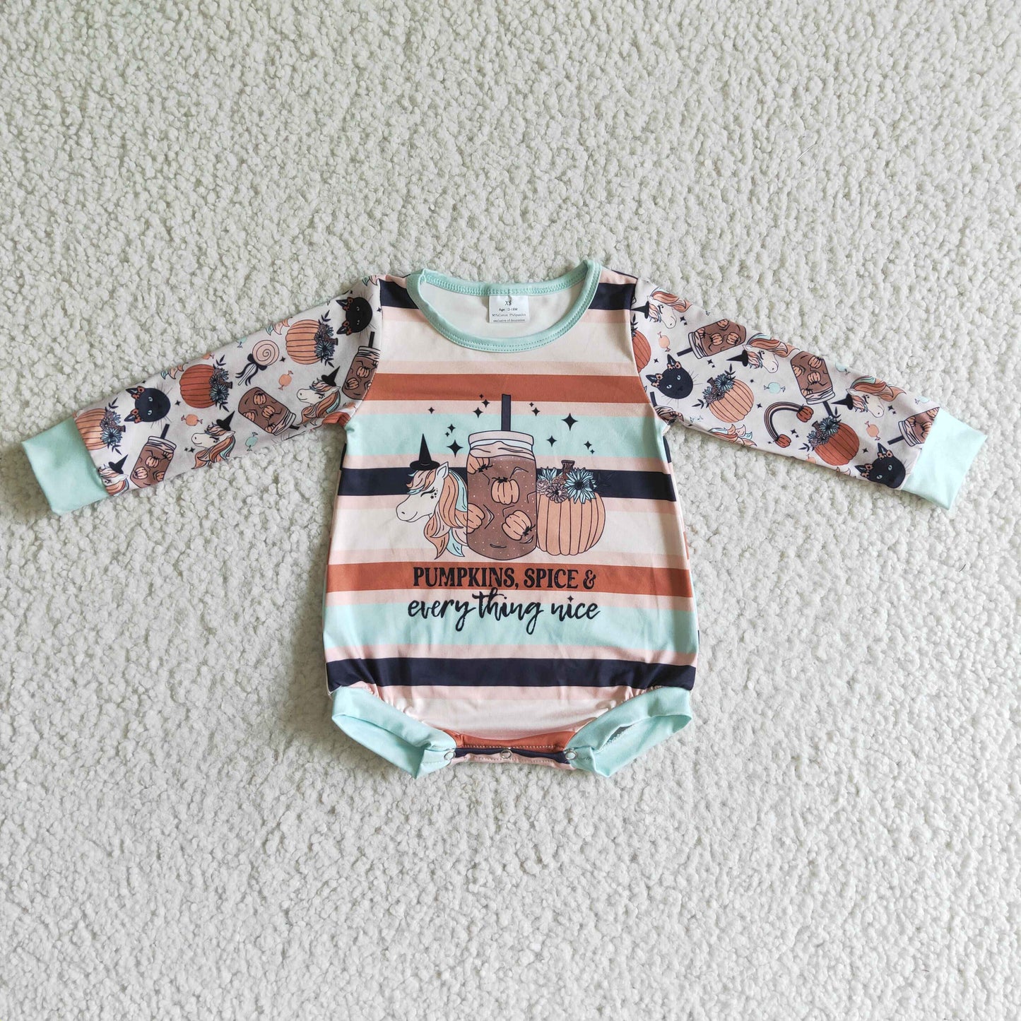 Baby Girls long sleeve romper LR0094