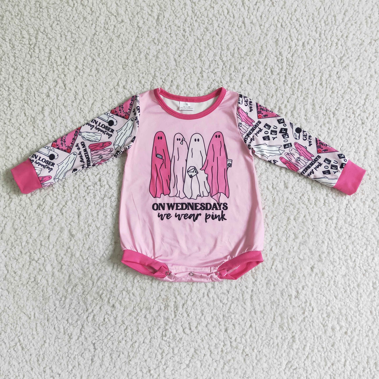 Baby Girls long sleeve romper LR0098