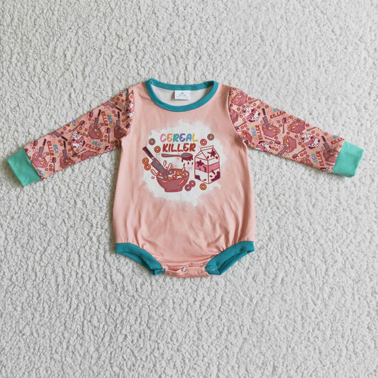 Baby Girls long sleeve romper      LR0122