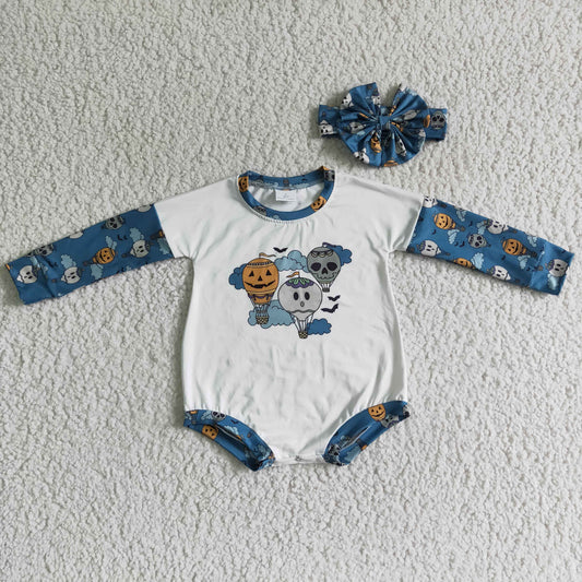 Baby Girls long sleeve romper      LR0125