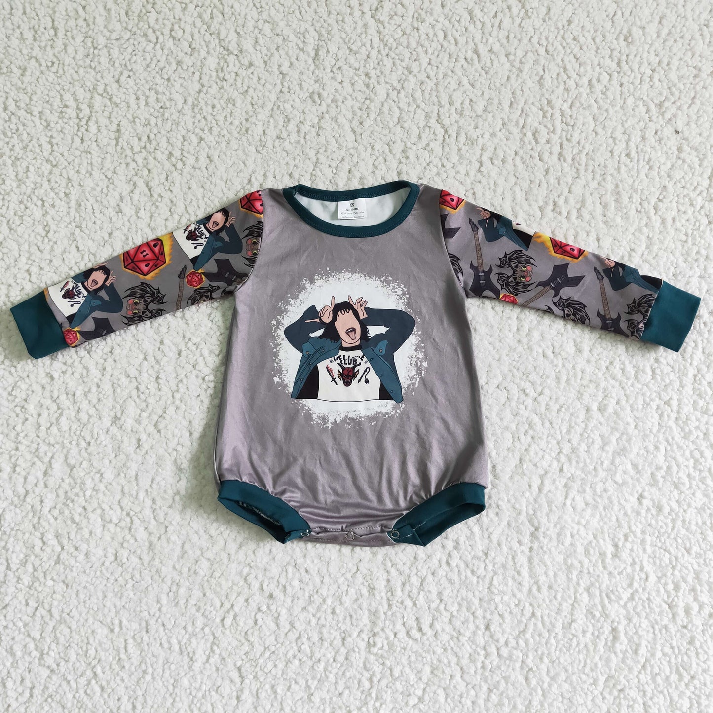 Baby Girls long sleeve romper LR0130