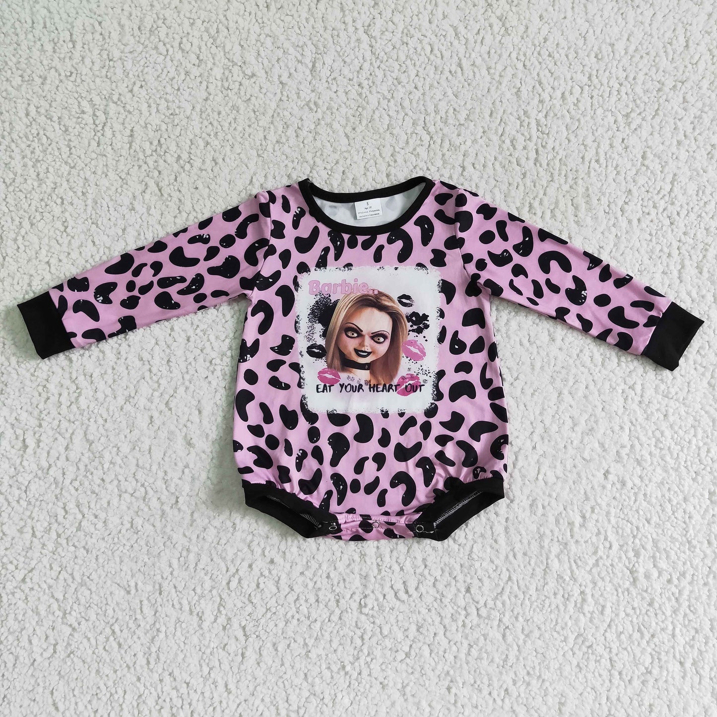 Baby girls long sleeve Halloween romper LR0142