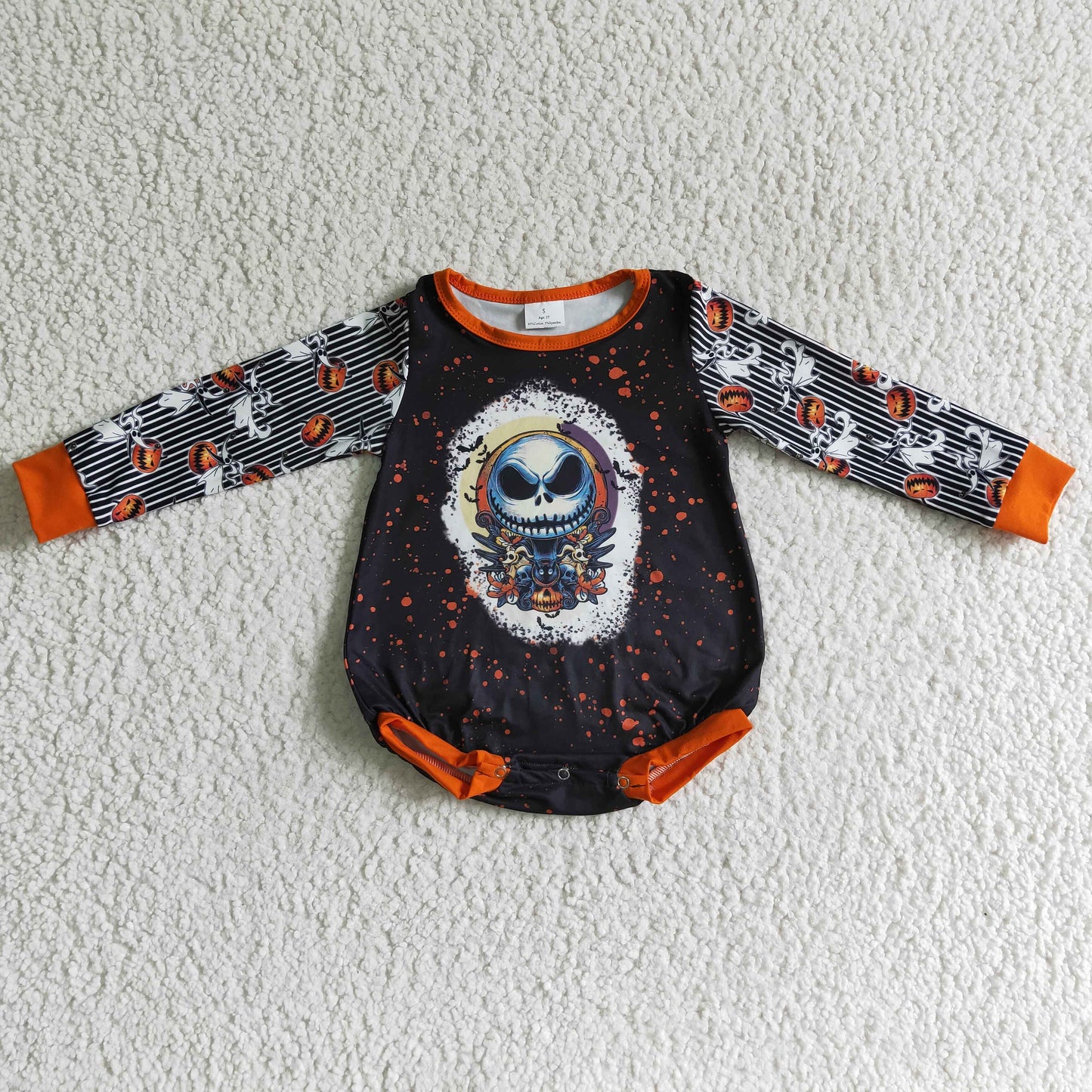 Baby Girls long sleeve Halloween romper LR0144