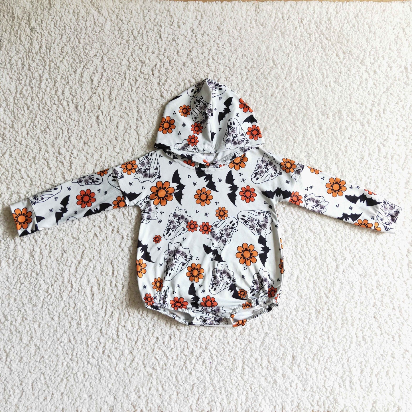 Girls Halloween hooded romper LR0160