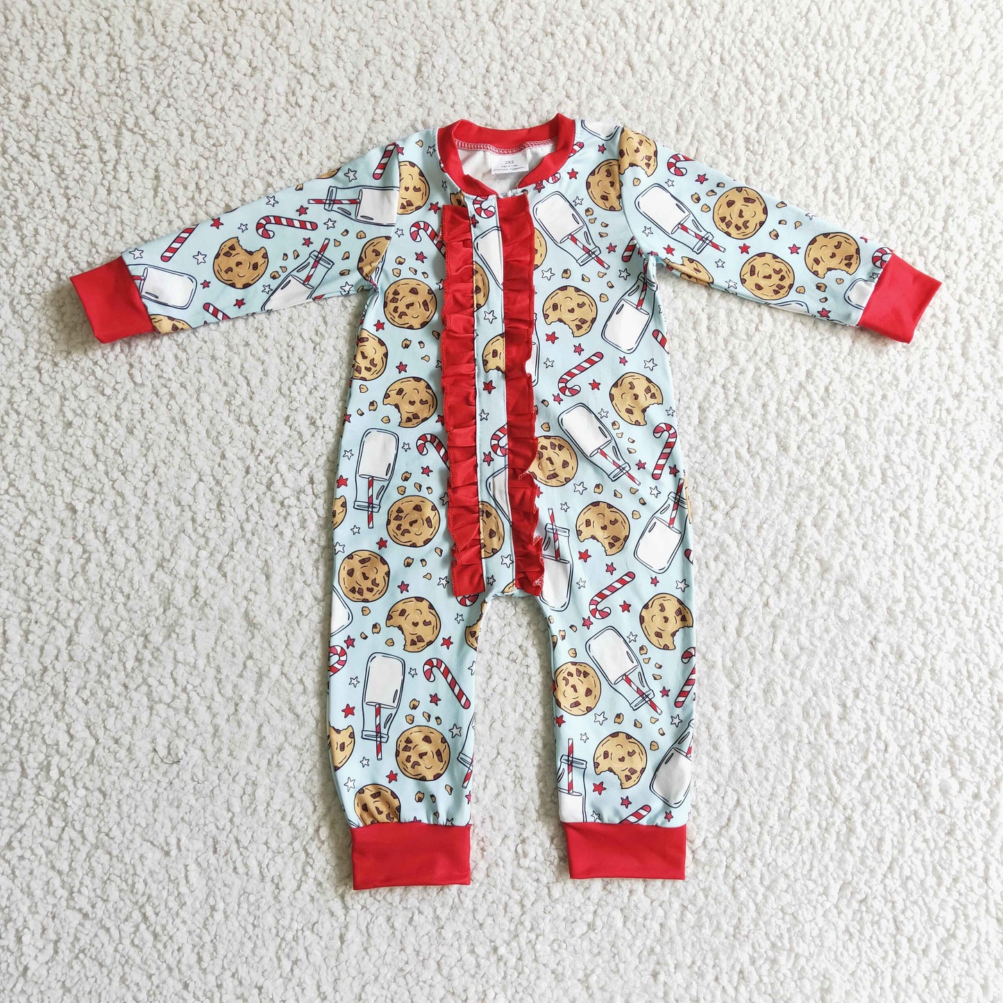 Girls Christmas romper LR0185