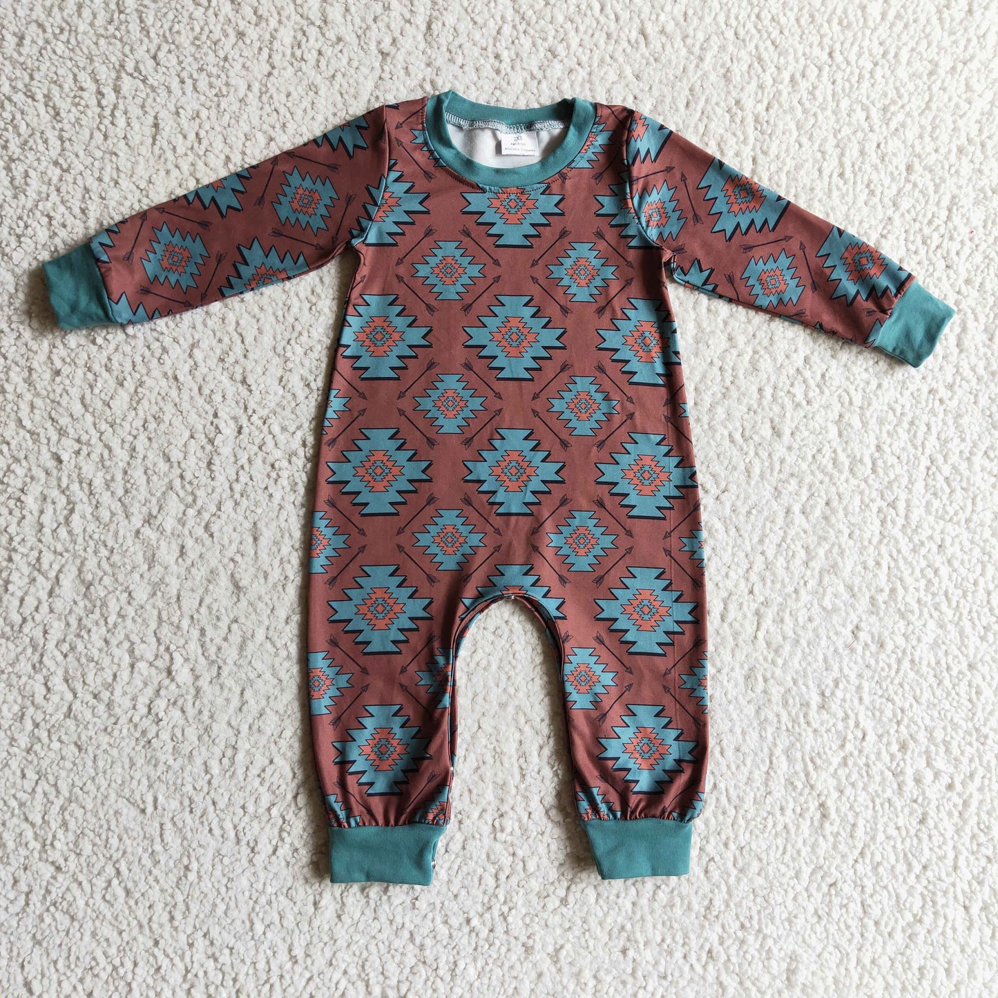Boys long sleeve romper     LR0187