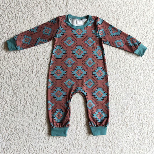Boys long sleeve romper     LR0187