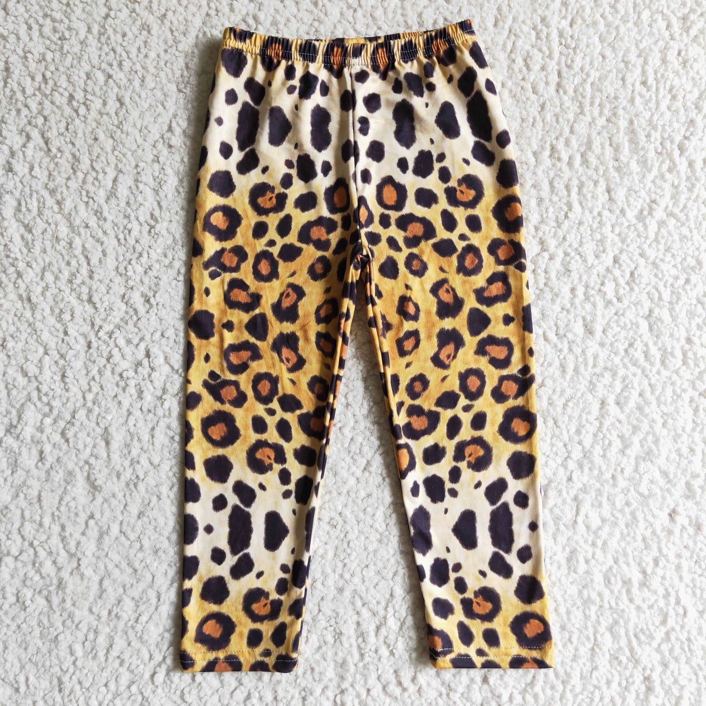 Girls leopard print legging pants P0012