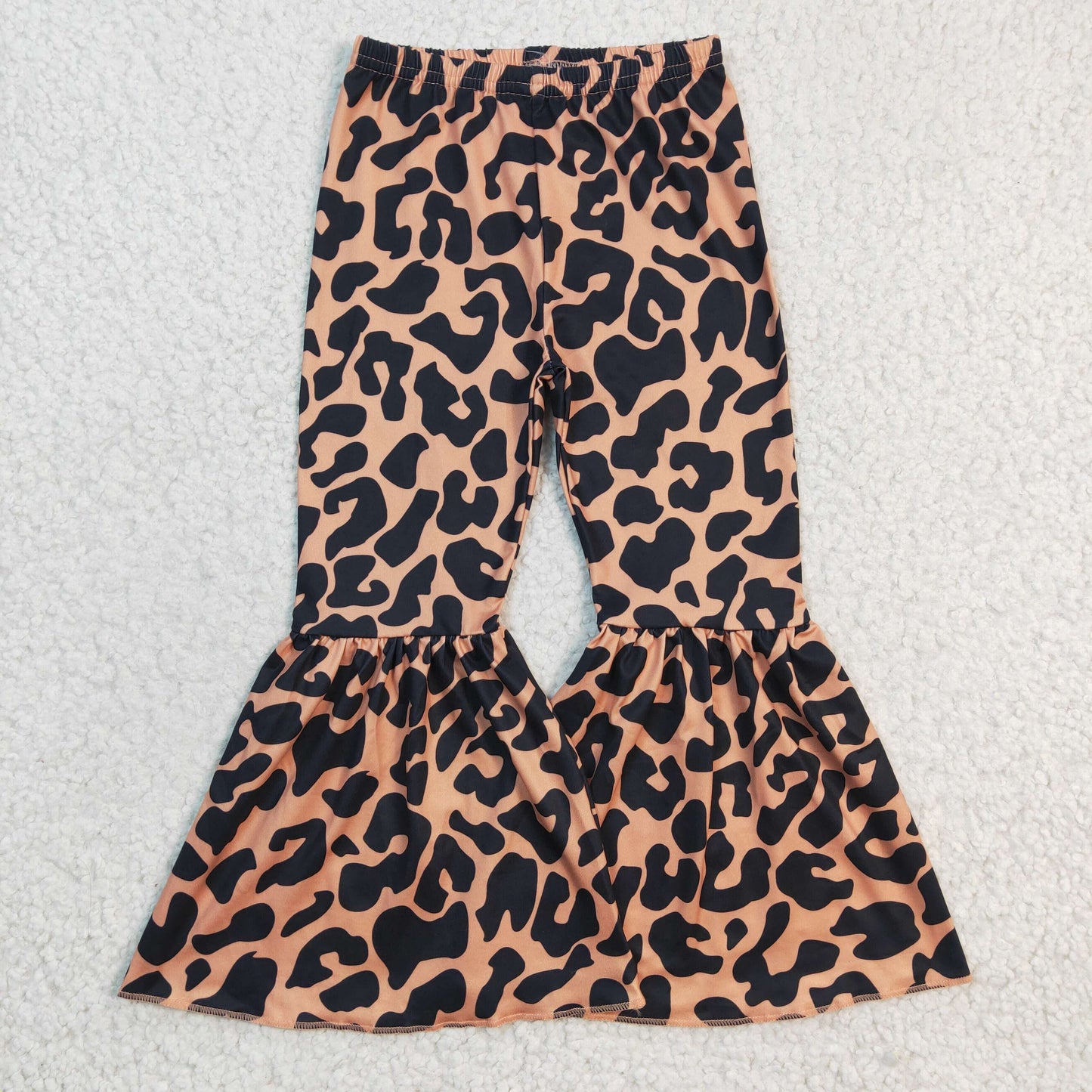 Girls leopard print bell pants P0053