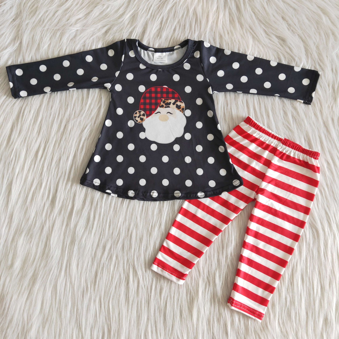 6 B7-1 Long sleeve legging pants Christmas Santa outfits