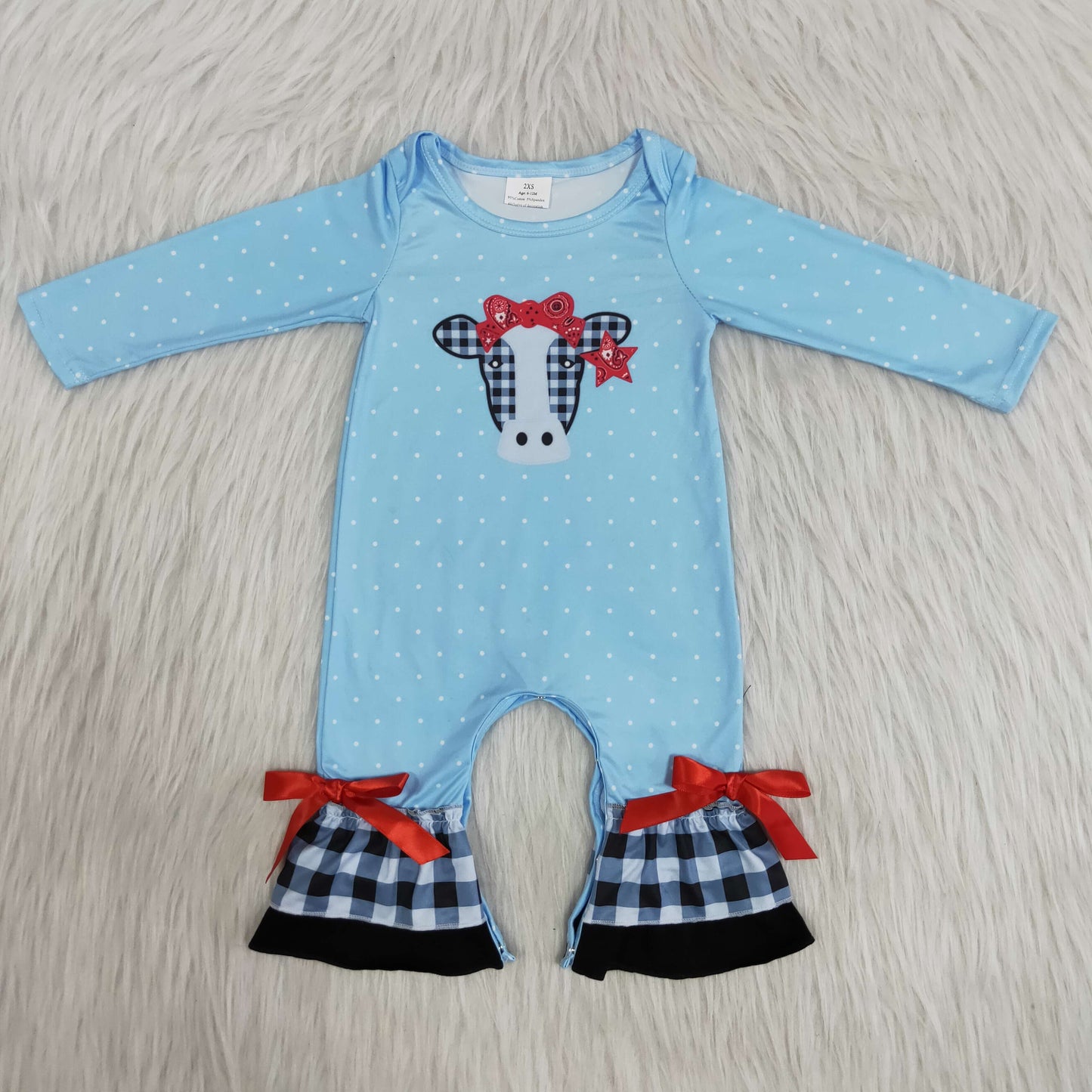 (Promotion) Baby girls Christmas romper 6 A27-2-1