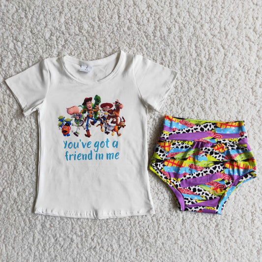 Short sleeve shirt bummie outfits   E4-6